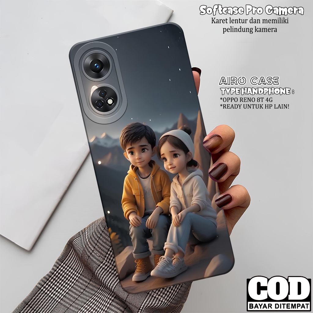Softcase OPPO RENO 8T 4G Terbaru Case OPPO RENO 8T 4G Terbaru Fashion Case Kartun Casing OPPO RENO 8