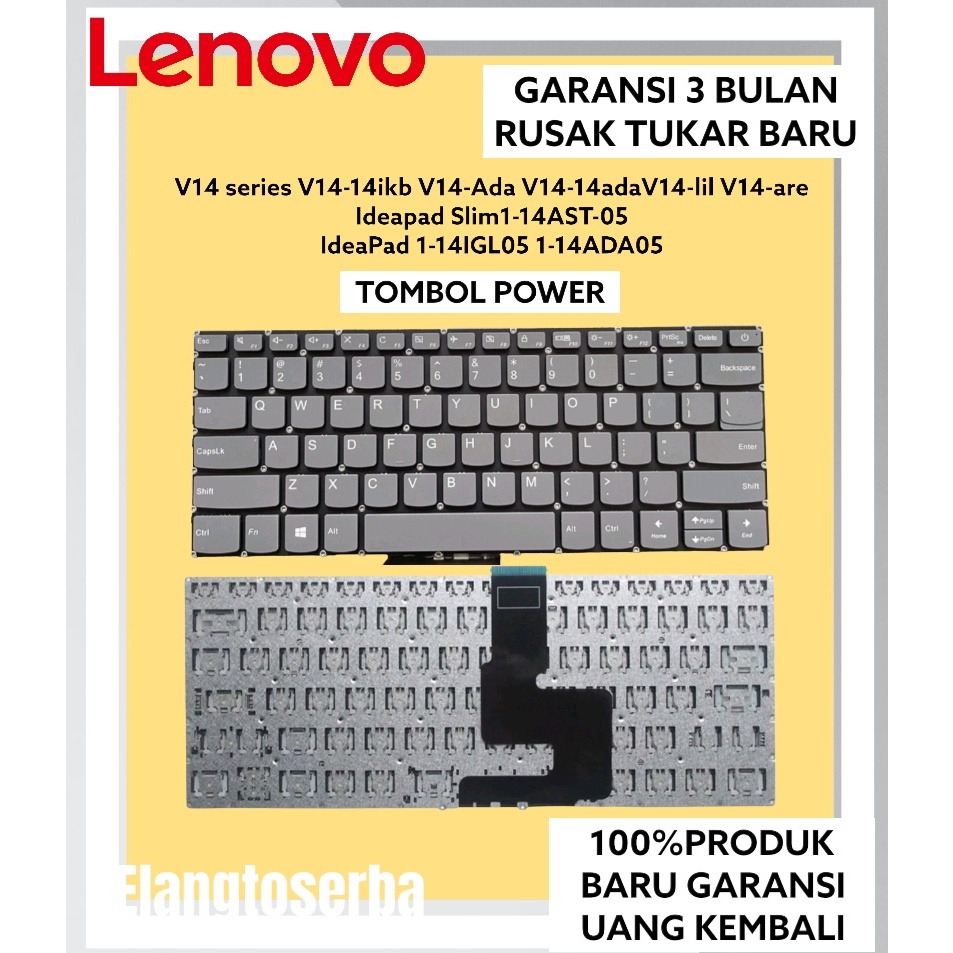 Keyboard Lenovo Ideapad S145-14ast S145-14igm S145-14iil S145-iwl