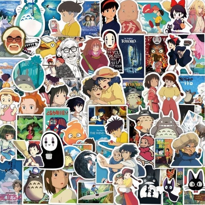 

[COD] Sticker Anime Ghibli (25pcs) | Water Resistant