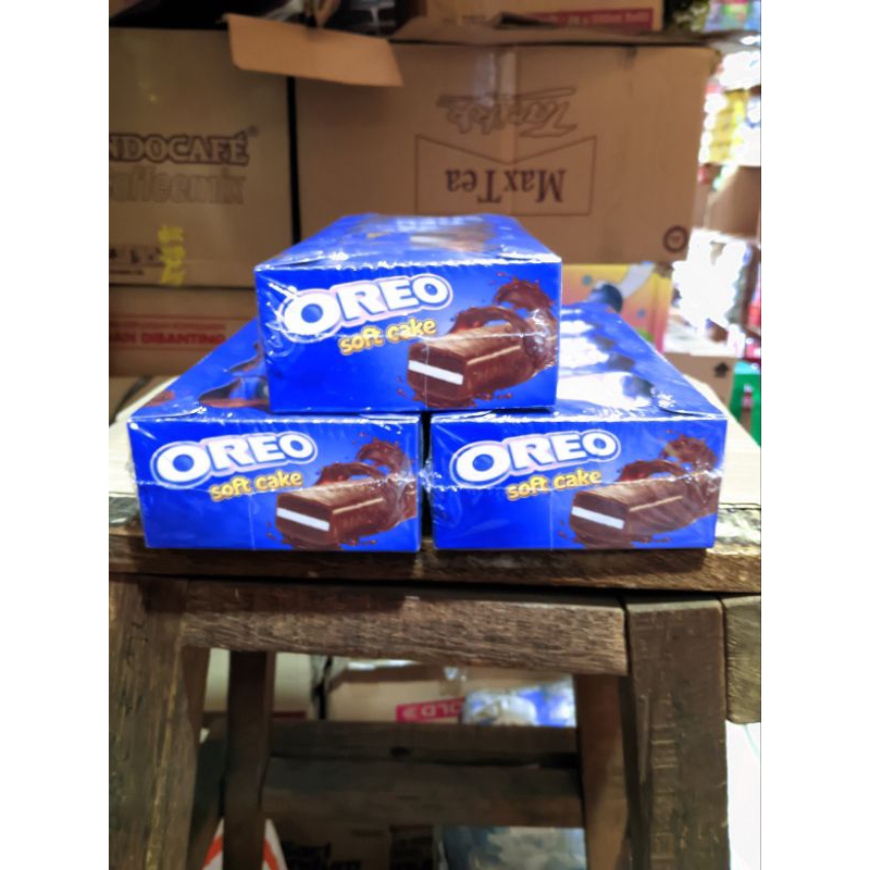 

Oreo Bolu Soft Cake Cokelat 16 gram. isi 12 /Box