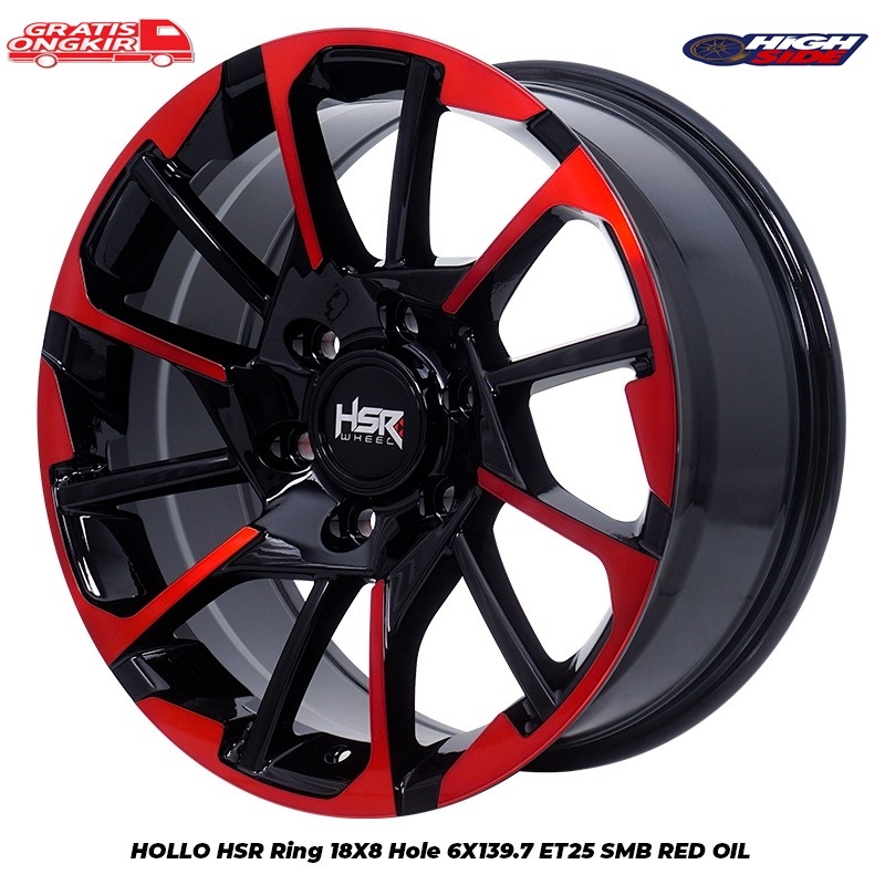 Velg Mobil  Racing Hsr Hollo Ring 18 Velg Import Berkualitas