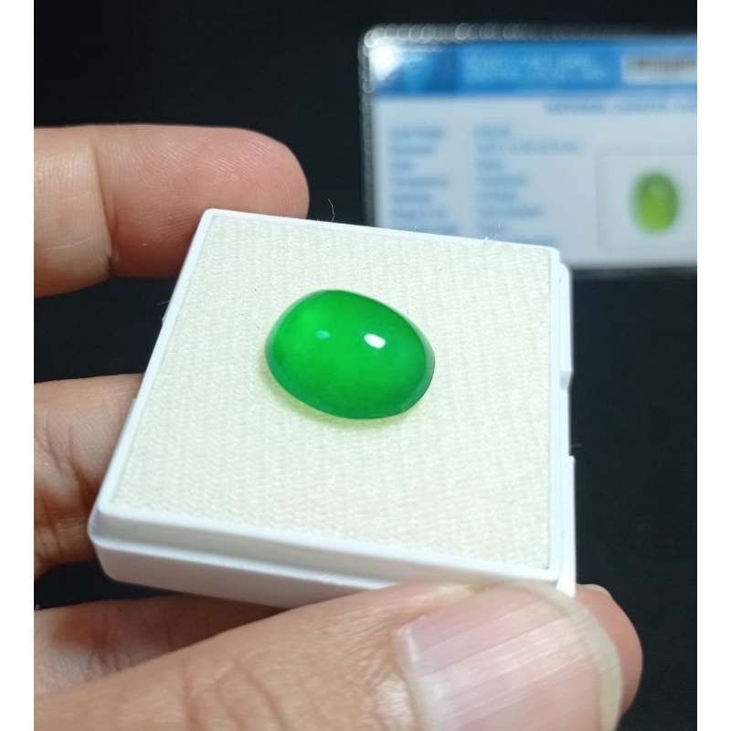 BATU GIOK JADEITE JADE ORIGINAL BURMA MYANMAR BERSERTIFIKAT