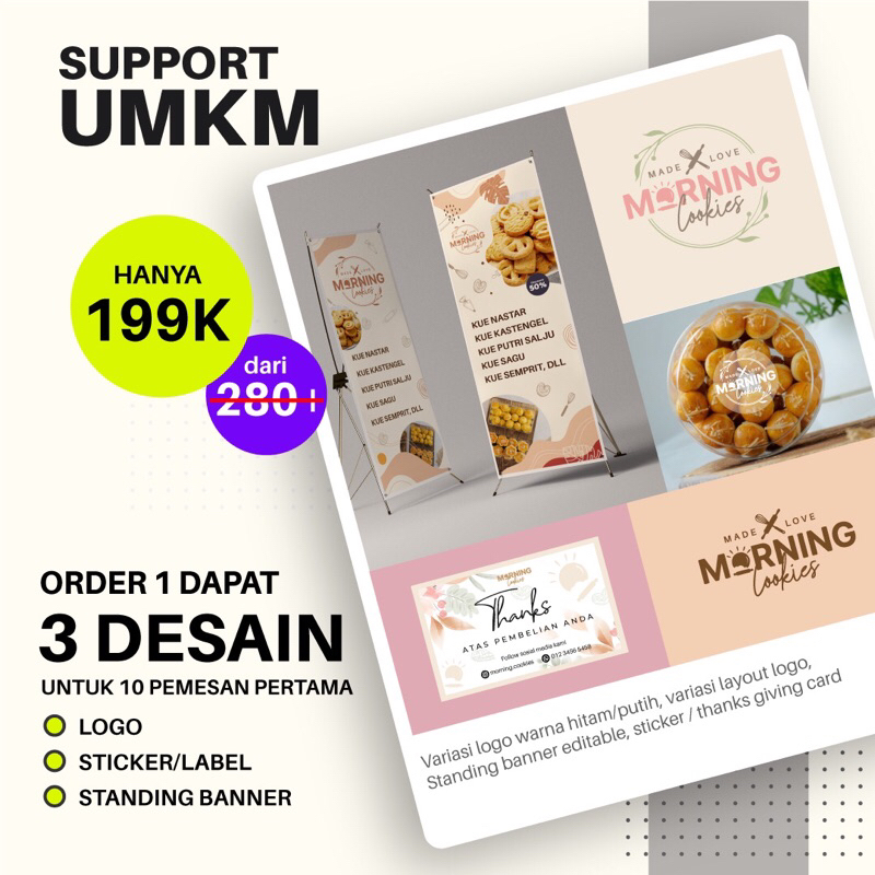 JASA LOGO UMKM MURAH / LOGO PAKET / LOGO OLSHOP MURAH / LOGO FASHION / LOGO KULINER MURAH / JASA LOG