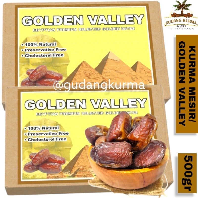 

Kurma Mesir Golden valley 500gr [kemasan dus]