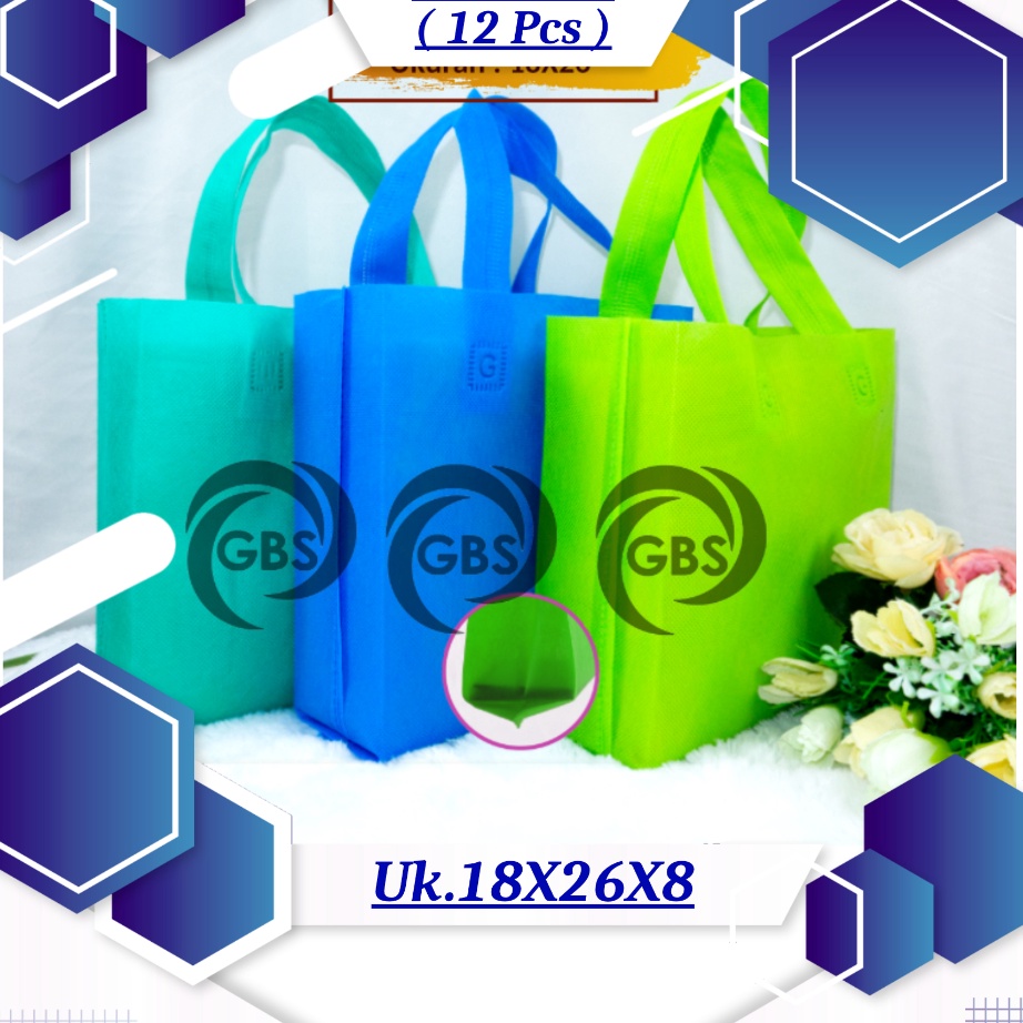 

Memories Wrapped in Every Souvenir Tas Spunbond Goodybag Laken Model Tali Ukuran 2x25x8 Tebal 7GSM Per Lusin 12 Pcs