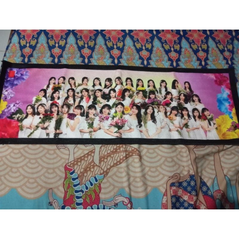 Handbaner JKT48 Flowerful benefit rose all member