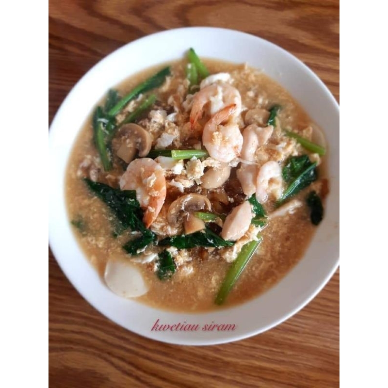 

Kwetiau siram seafood