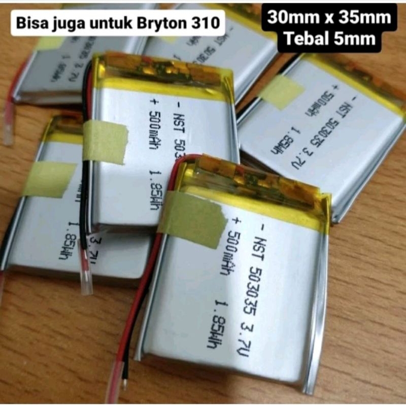 BATRE XOSS G+ Bryton 310 503035 3,7 V 600 mah