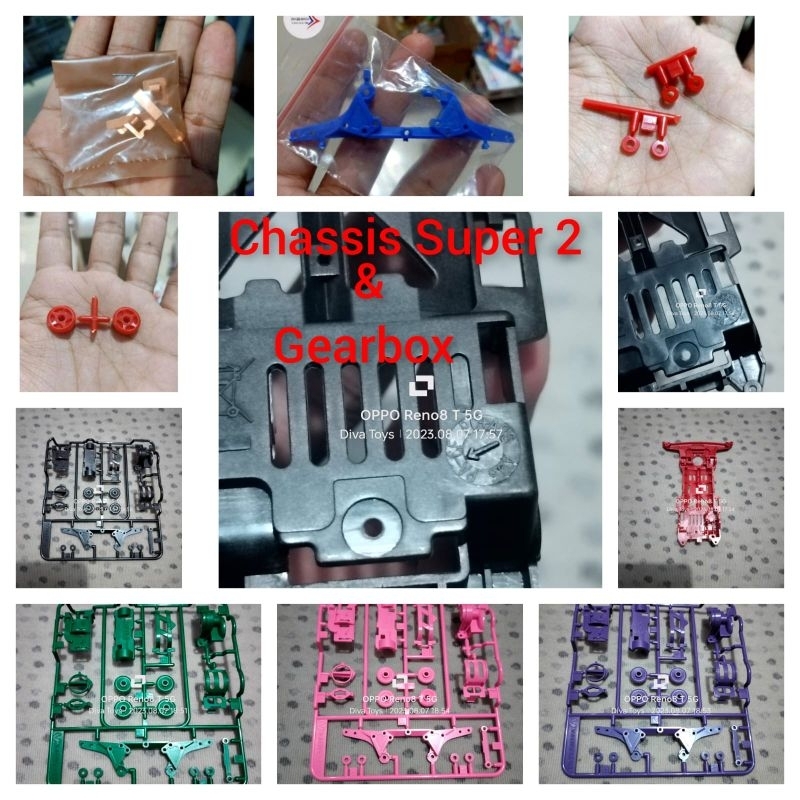 Varian Chassis Super 2 S2 ABS/PC ABS/Carbon ( ada pilihan variasi )