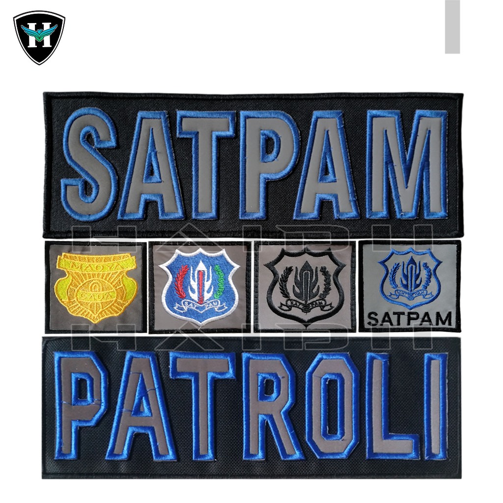 Logo Bordir Satpam / Gada Madya / Patch Bordir