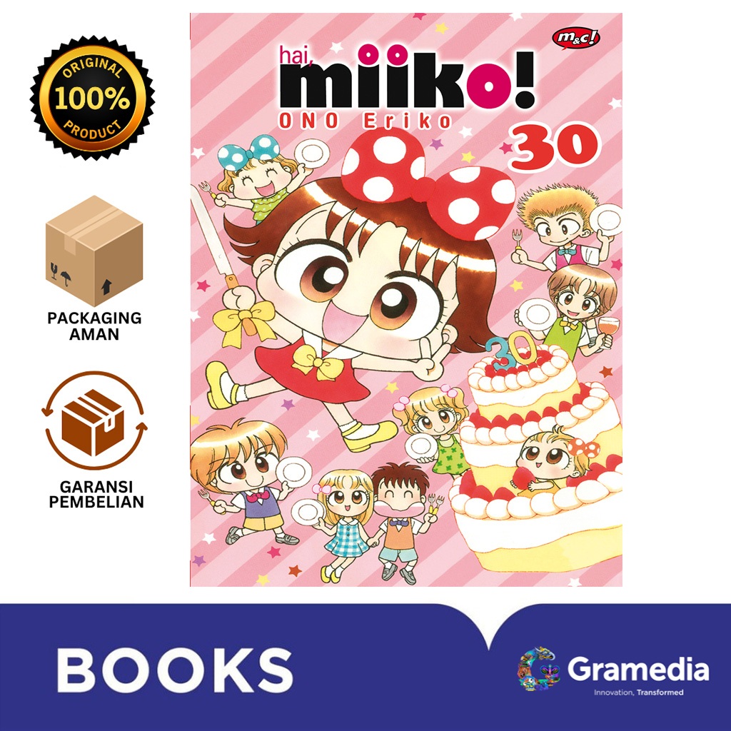Gramedia Bali - HAI, MIIKO 30 - BOOKPAPER