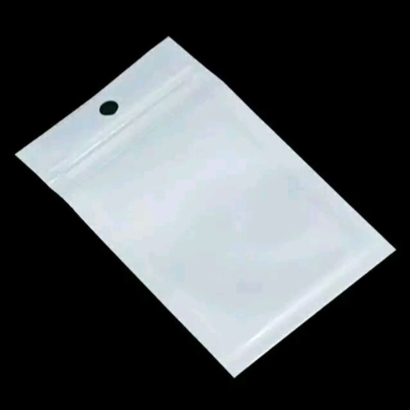 12Pcs Plastik Ziplock Transparan Background Putih Susu