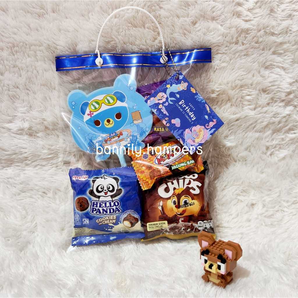 

Hampers Ulang Tahun Anak/Snack Ultah/Souvenir Ultah/Birthday Snack/Bingkisan Ulang Tahun [Snack+Kipas]