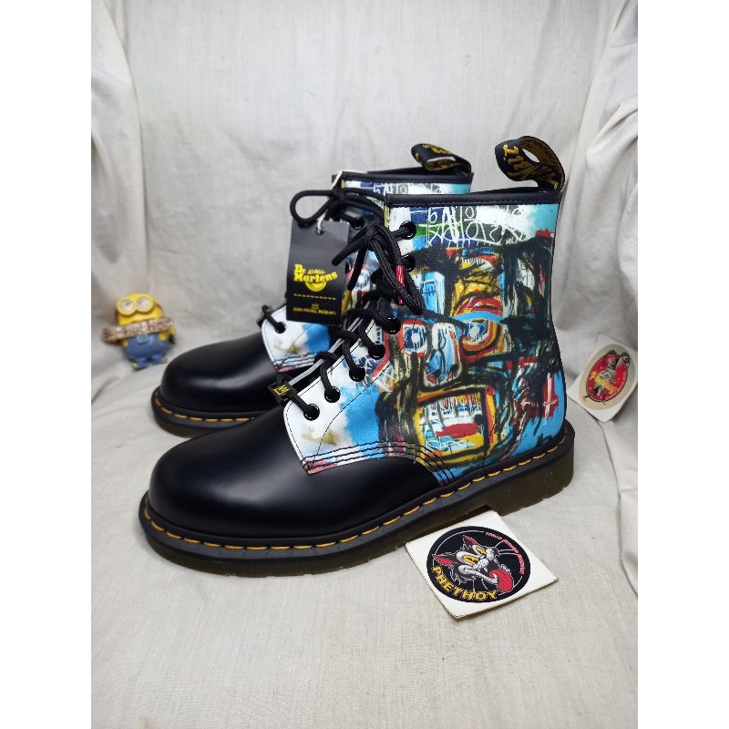 sepatu boots dr martens 1460 jean michel basquiat II docmart jmb original marten ori dm