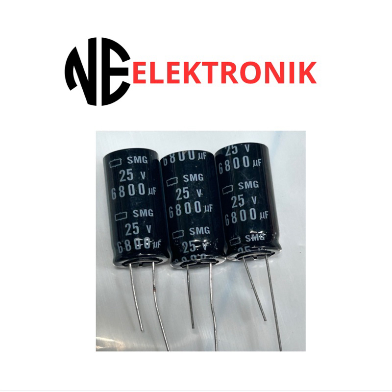 Kapasitor Elco 6800uf 25v Original