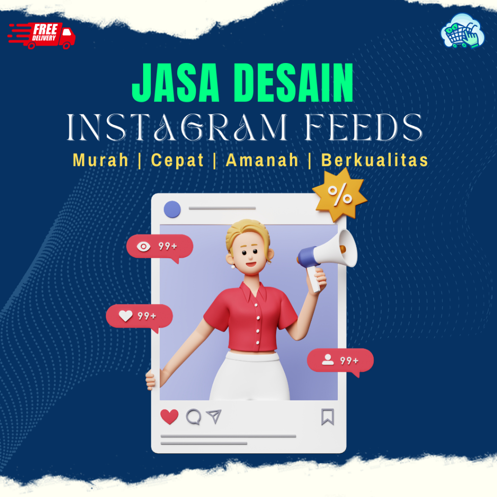 Jasa Desain Instagram Feeds Custom Request | Design Feed Ig Profesional | Desain Template Post Insta