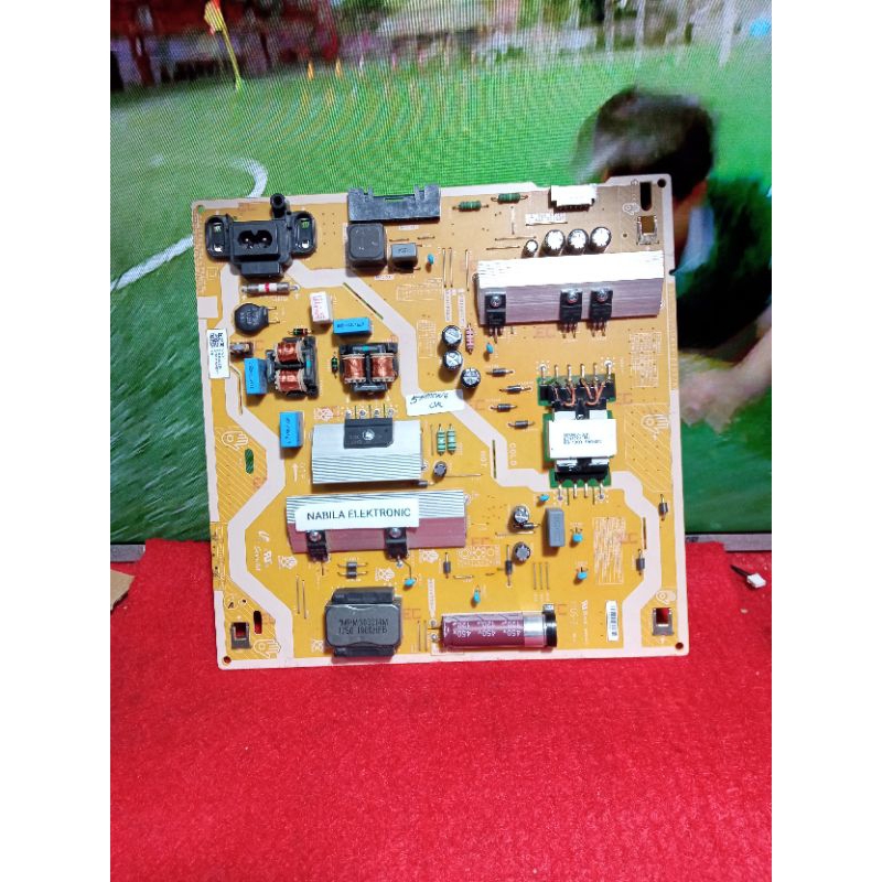 MESIN TV LED SAMSUNG UA50RU7100K POWER SUPPLY REGULATOR MODUL TV SAMSUNG 50RU7100