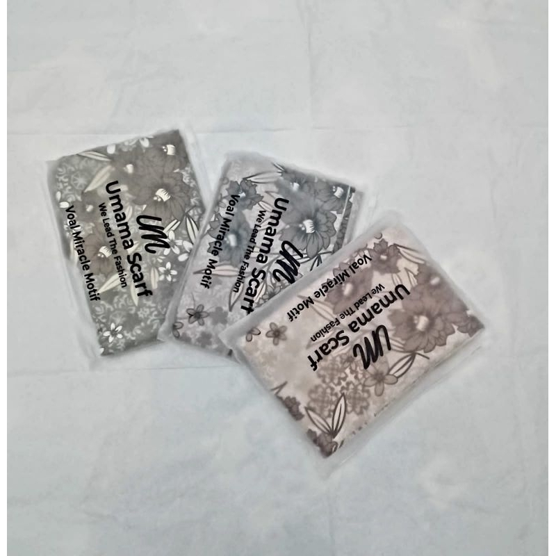 Hijab Voal UMAMA motif Miracle pouch
