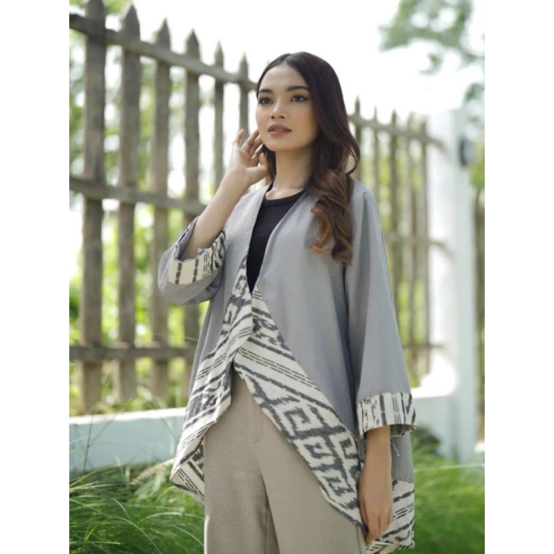 Outer Batik Wanita Motif Dobby Sidomukti