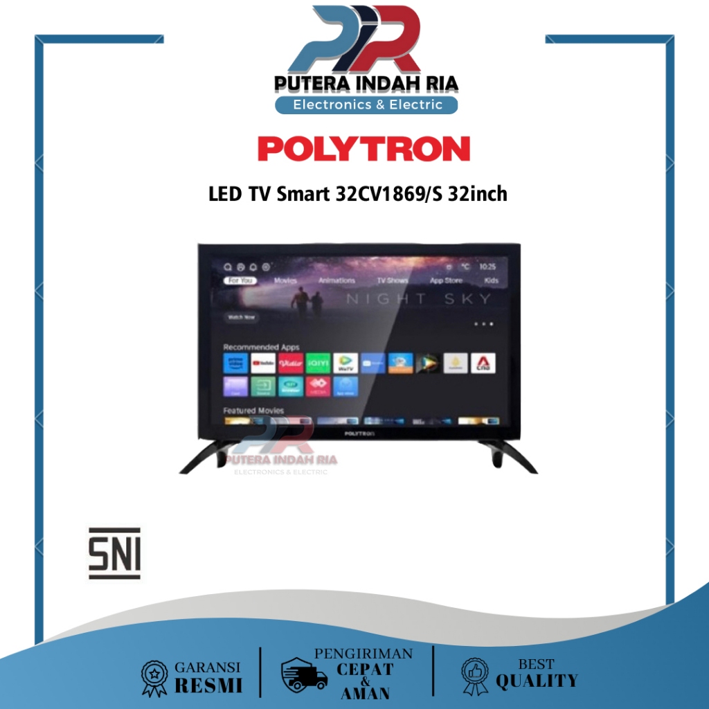 POLYTRON LED TV Smart Digital 32 inch 32CV1869/S / 32CV1869S