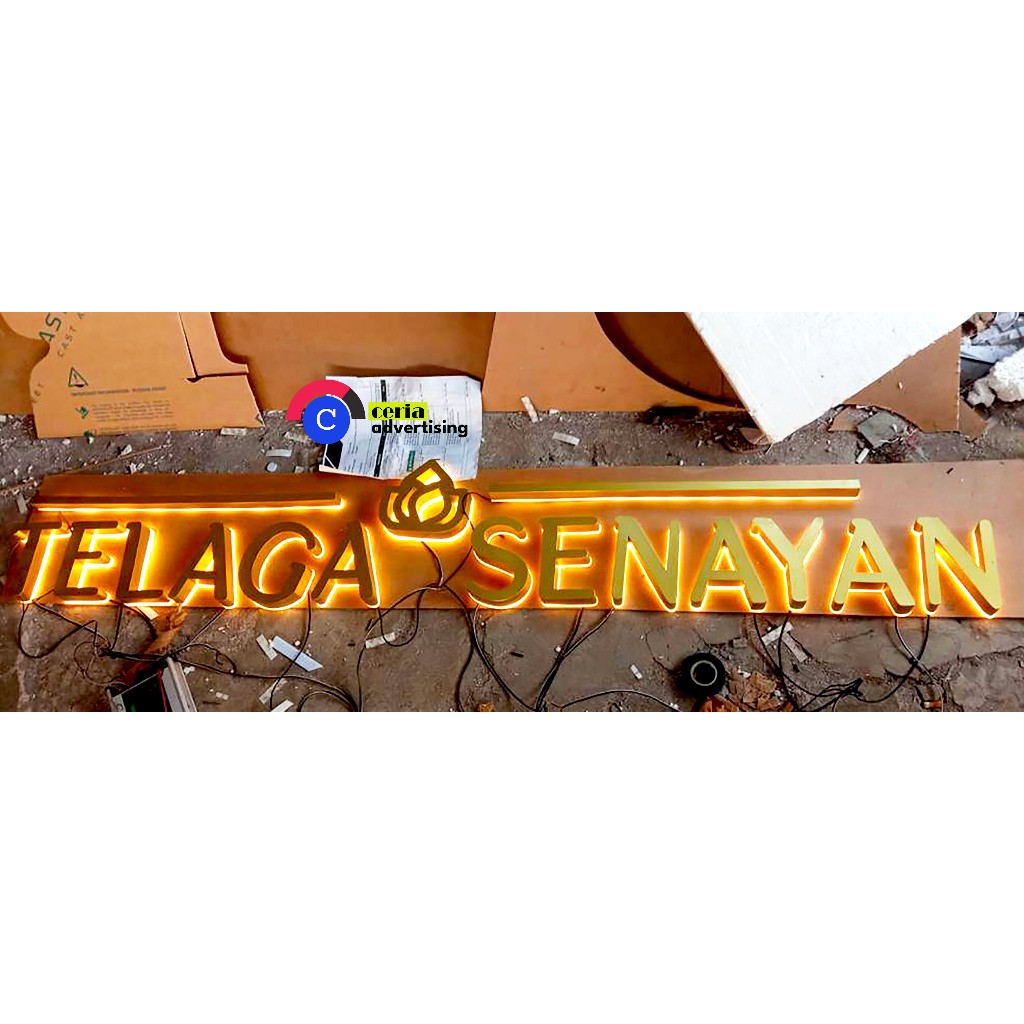 Huruf timbul stainless / Huruf Timbul Galvanis / huruf Timbul Akrylic