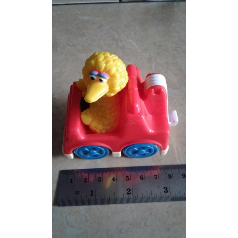 Mobil Mobilan Sesame Street Big Bird Ride Car Original Mattel Fisher Price