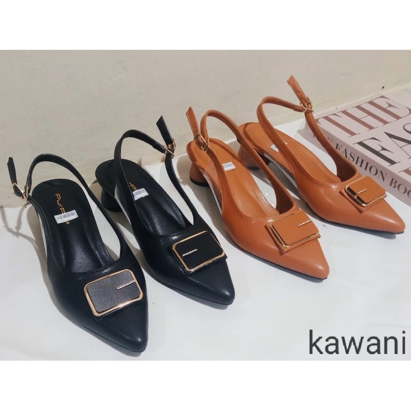 kara.sepatu mules hak 3 cm/ bustong mules premium