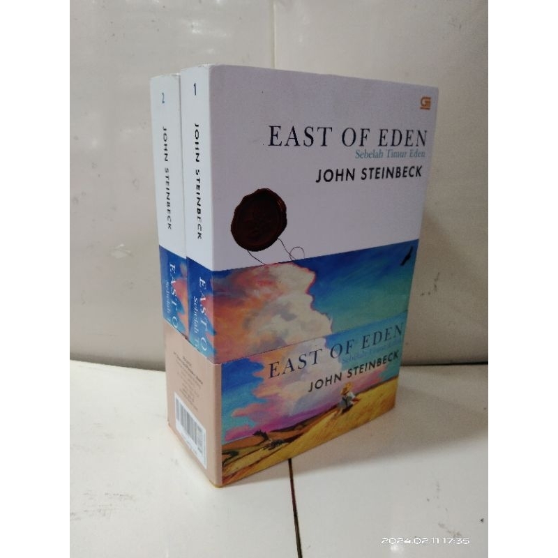 EAST OF EDEN sebelah timur Eden JHON STEINBECK 1 dan 2 buku ORIGINAL