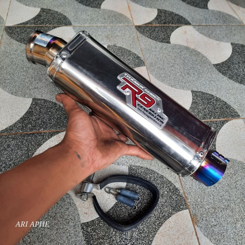 slincer silincer knalpot R9 JEREZ titanium original