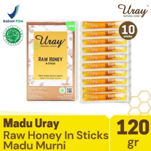 

Lariz MADU URAY STICK SACHET ASLI MURNI GINGER MADU HUTAN NUTRISI NATURAL HONEY