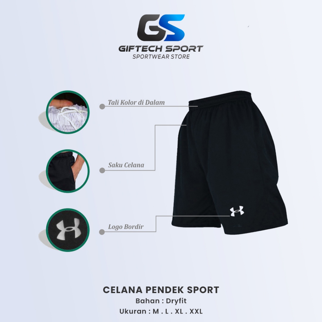 ND3 Paket Setelan Olahraga Pria Baju Futsal Kaos Olahraga Jersey Pria Celana Pendek Manset Tangan