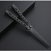 Pisau Butterfly Knife Sisir Training Balisong CSGO