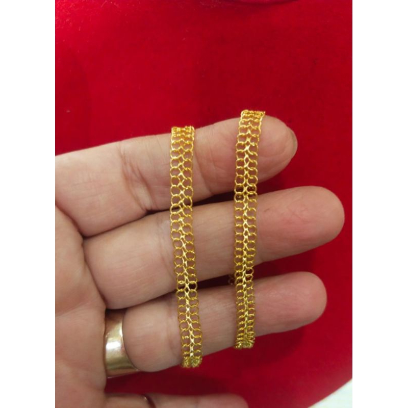 24k lm gelang emas kadar 99.99%