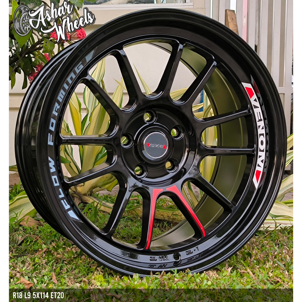 Jual Velg Baru - Spider - R18 L9 5x114 ET20