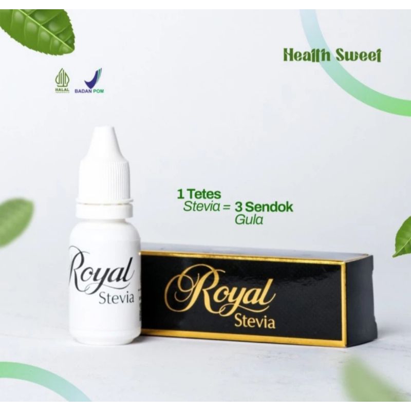 

Royal Stevia pemanis alami pengganti gula rendah kalori 15ML