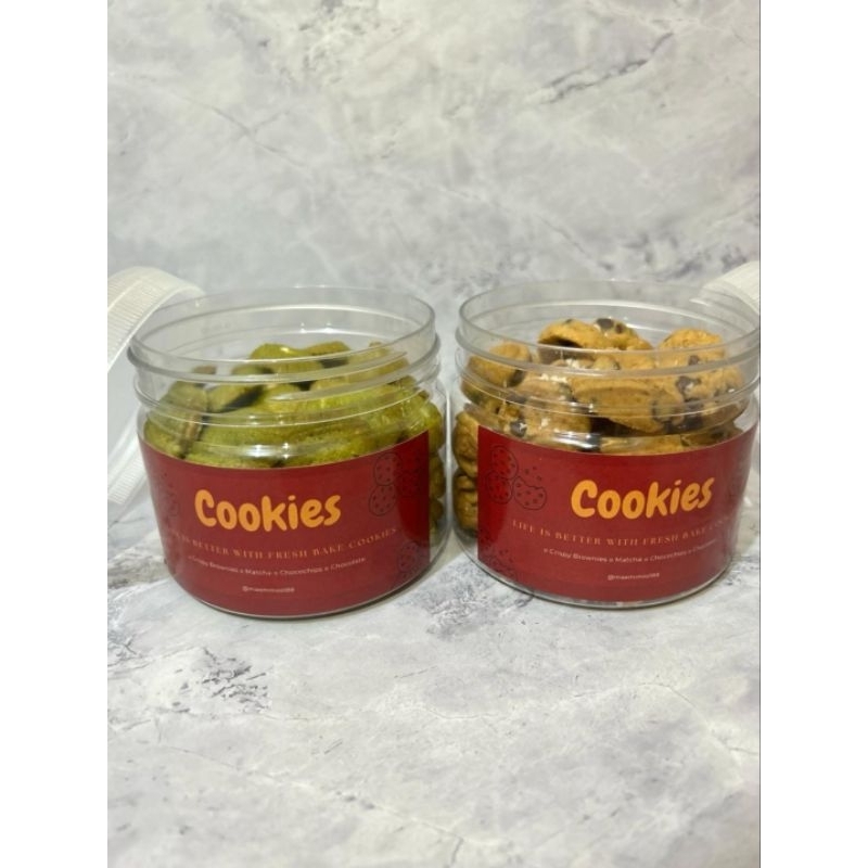 

Paket Cookies Matcha Cokelat | Cookies Hampers | Cookies Bite Jar