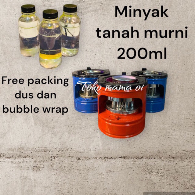 

Minyak tanah Murni 200ml Untuk kompor sumbu