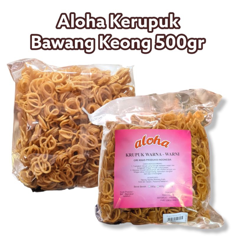 

ALOHA KERUPUK BAWANG BENTUK KEONG 500gr