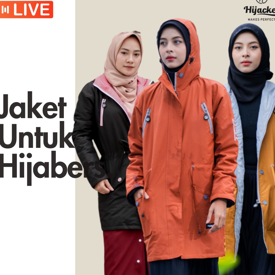 Masih fresh NO1 TERLARIS HIJACKET ORIGINAL MONTIX  JAKET MUSLIMAH WATERPROUF ANTI AIR  Jaket Hijaber