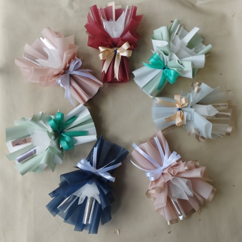 buket mini angpao lebaran / buket uang mini /buket uang murah