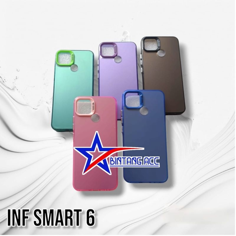 Case Imd Infinix Smart 6 Hybrid Plate Hologram Silikon