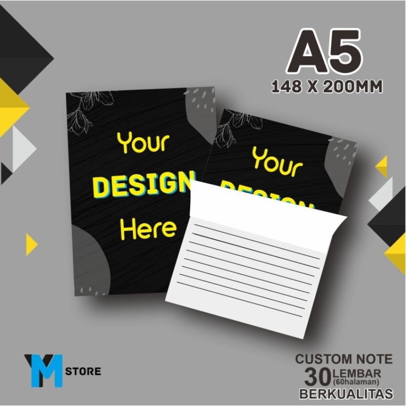 

[PROMO!!!] BLOCKNOTE / NOTES A5 LEM CUSTOM - SEMINAR - SOUVENIR - CATATAN - Blocknote Murah