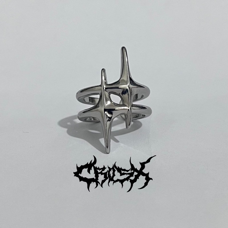 original m5 star ring / cincin bintang off white panah cincin salib sun moon bulan / y2k retro