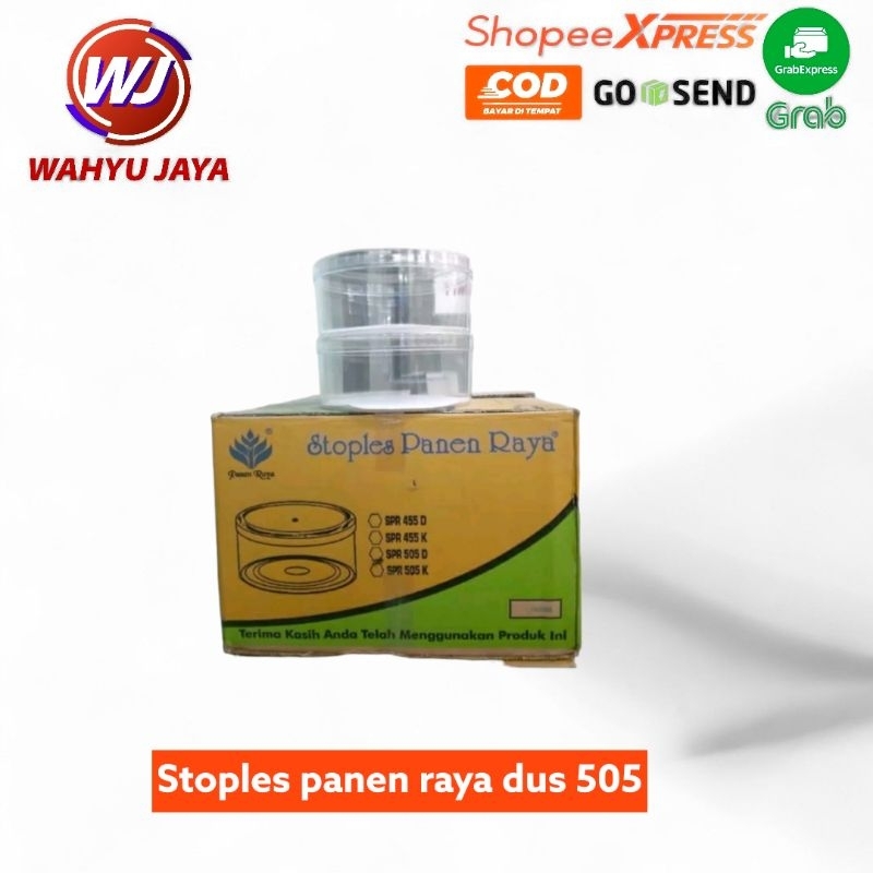 stoples panen raya dus 505/toples kue kering 500gr