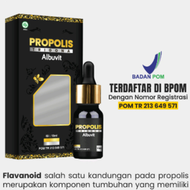 Propolis Trigona Albuvit 10ml Suplemen Kesehatan Tubuh | Imunitas | Propolis nano