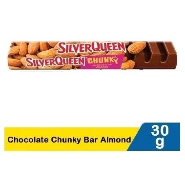 

Silverqueen Chunky Bar Almond/Milk Chocolate 30 gr