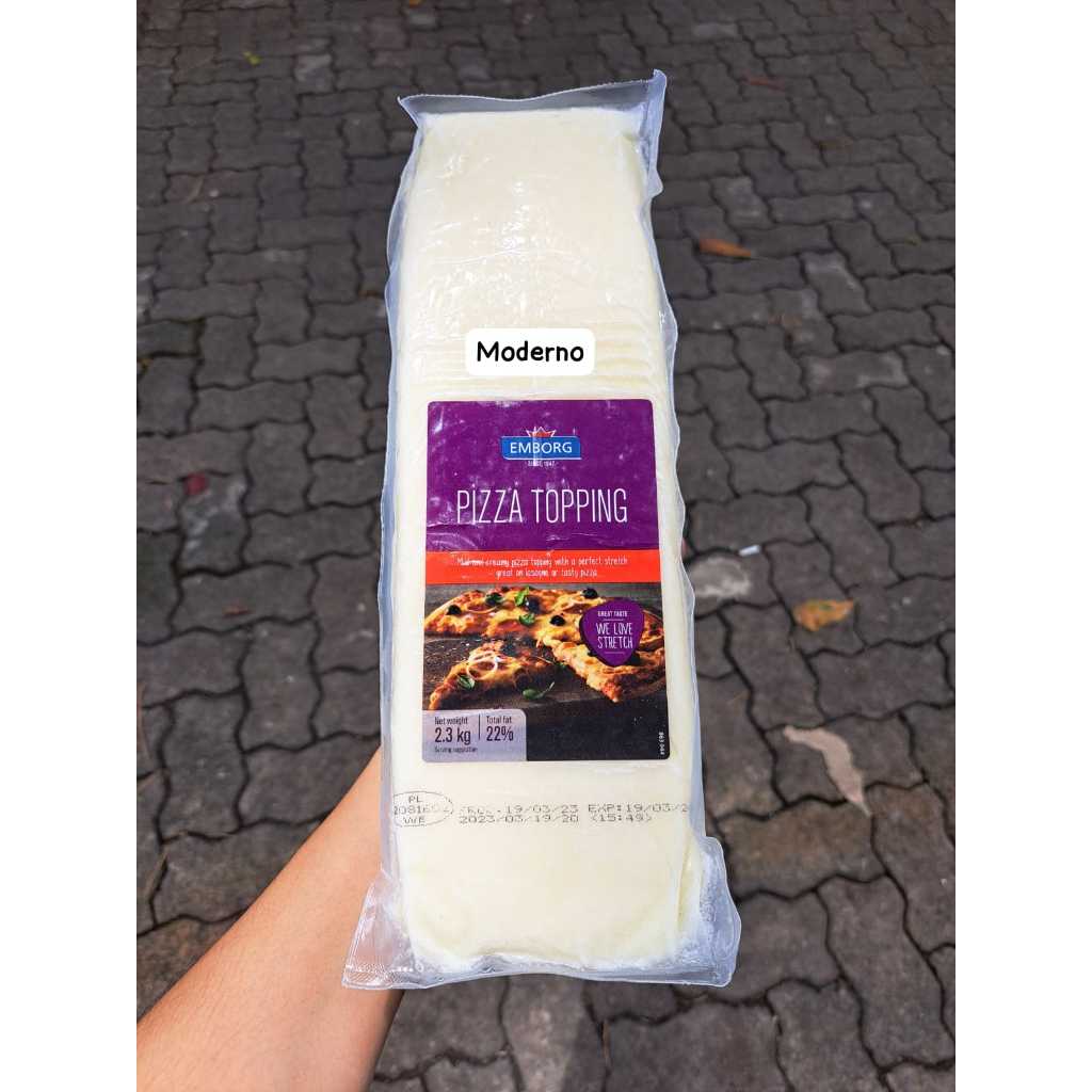 

IO Keju Emborg Mozzarella 2,3 Kg - Emborg Pizza Topping 2,3 Kg