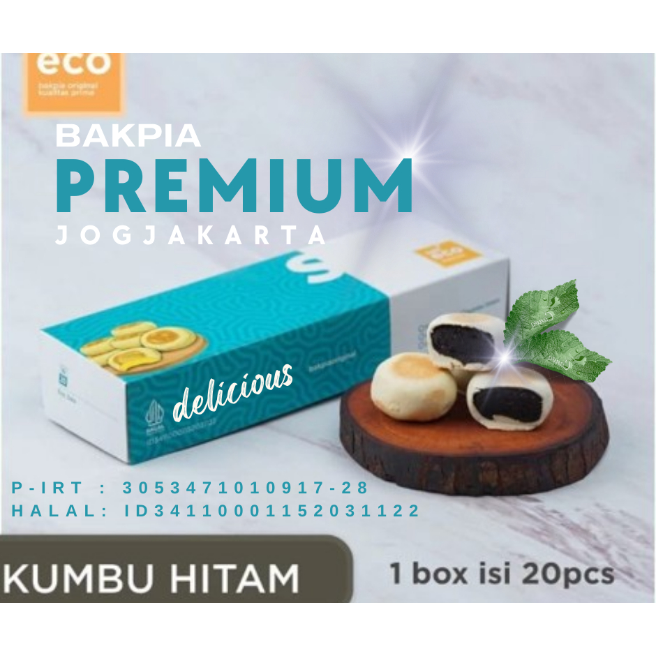 

BAKPIA PREMIUM ASLI JOGJAKARTA//KUMBU HITAM//20pcs