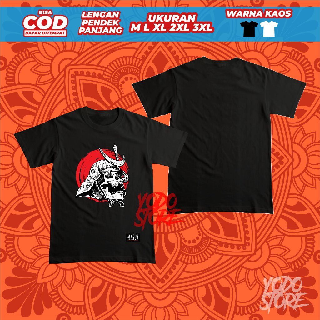 Kaos Distro Baju Tshirt Murah Topeng Besi