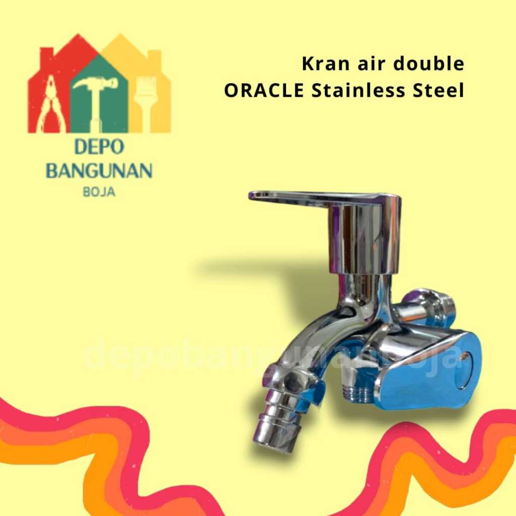 (6.10) ORACLE Db Kran air double stainless steel / Kran cabang